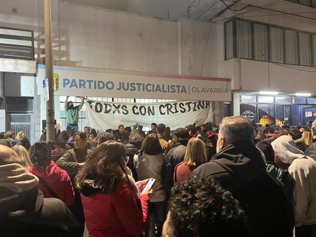 Cristina no est sola proclam el peronismo local